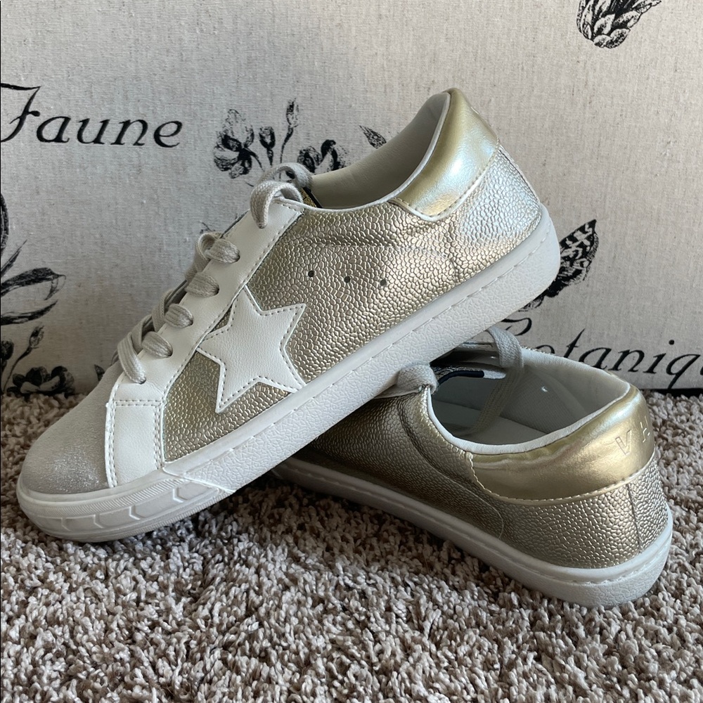 Vintage Havana Rush Gold/Grey/White Sneakers